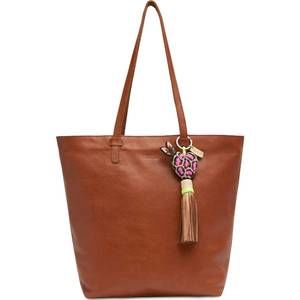 Consuela Brandy Leather Tote